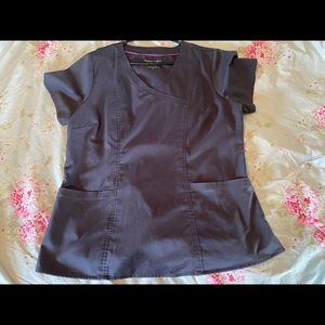 Purple label scrub top